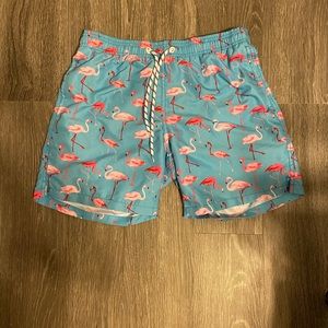 flamingo swim trunks/ shorts!